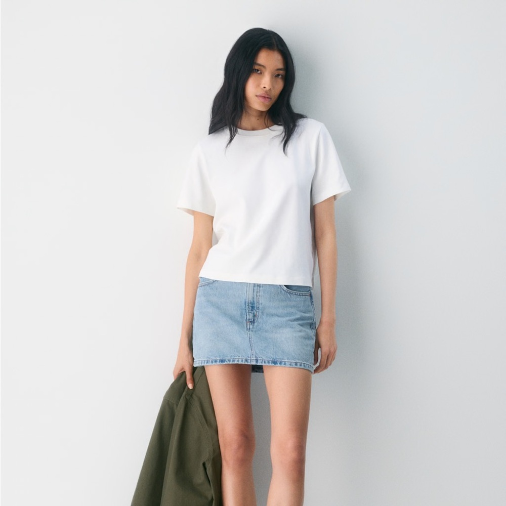 Denim Forum The '90s Ricci Denim Skirt